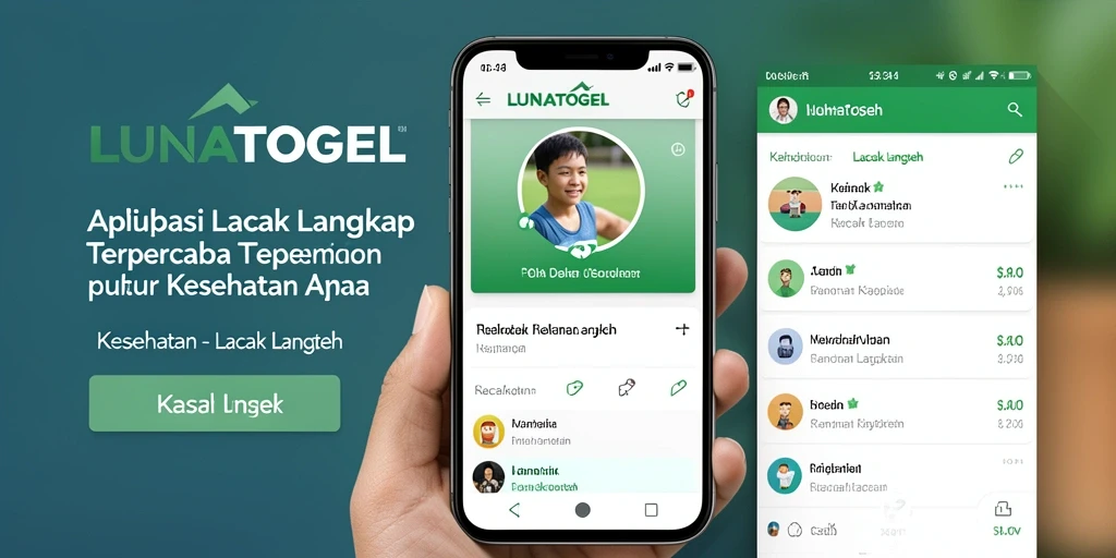 Antarmuka LUNATOGEL menampilkan fitur pelacak langkah yang intuitif.