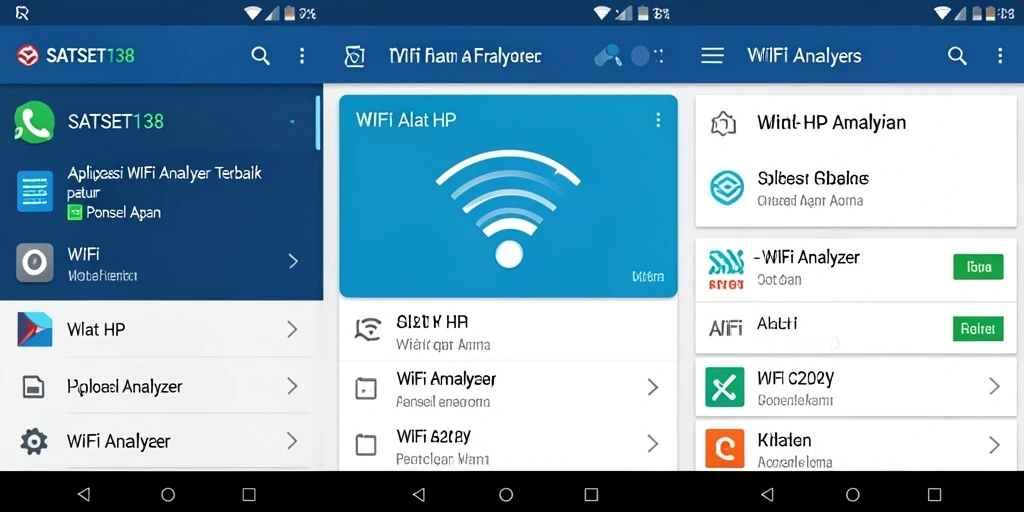 Tampilan antarmuka SATSET138 yang informatif untuk analisis WiFi.