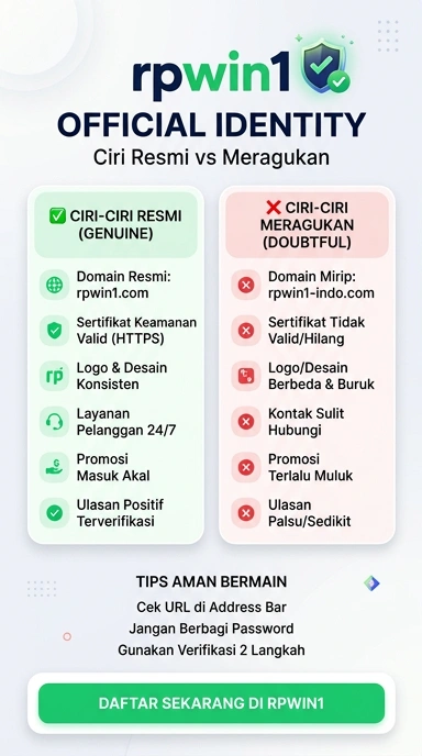 Tampilan kanal resmi rpwin1